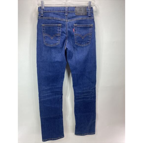 Levi's 511 Slim Fit Blue Denim Jeans Adjustable Waist Boy's (26X27) Size 12 Reg - Picture 1 of 10
